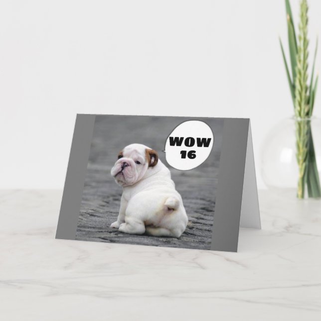 CARTE WOW...***16**** MARCHE À SUIVRE ! (Devant)