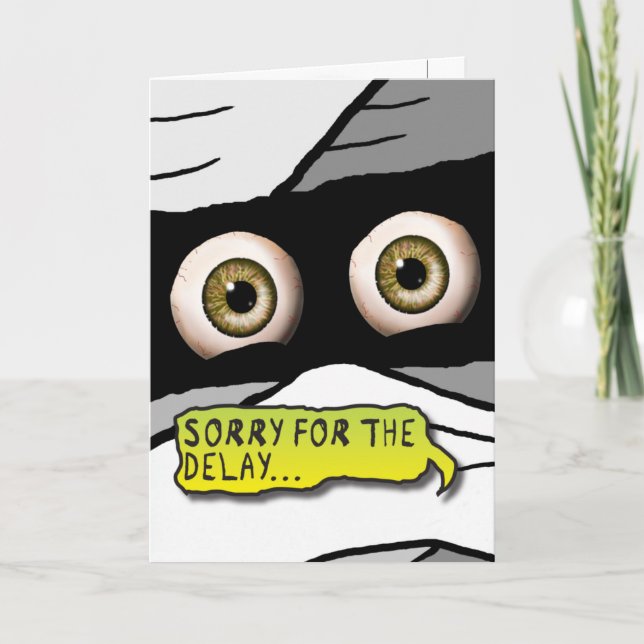 Carte Wrapped Up Mummy (Devant)