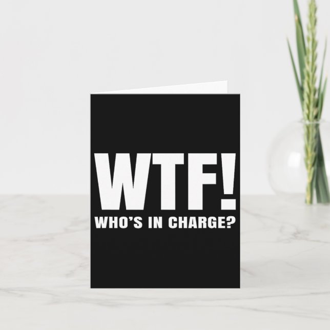 Carte Wtf qui est responsable (Devant)