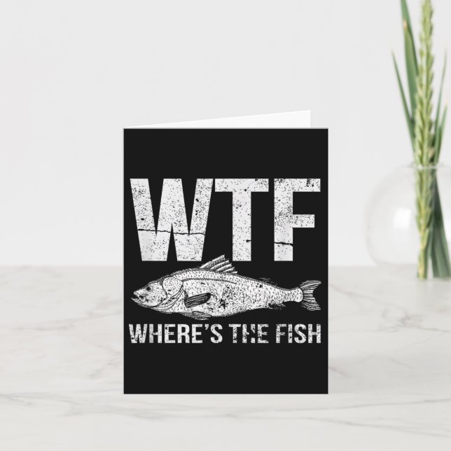 Carte Wtf Wheres Le Poisson (Devant)