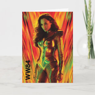 Carte WW84   Rouge-Orange Wonder Woman Kaleidoscope