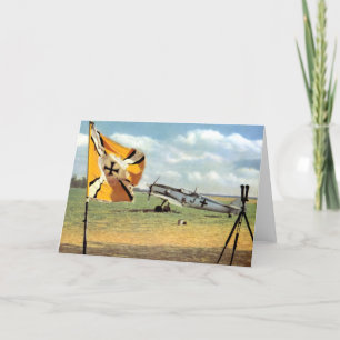 Carte WWII Airbase aérienne + German ME-109