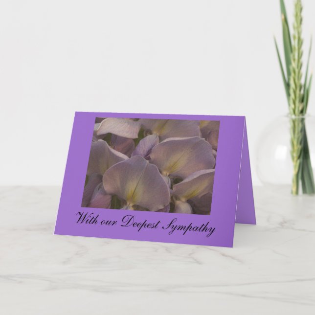 Carte Wysteria Sympathy (Devant)