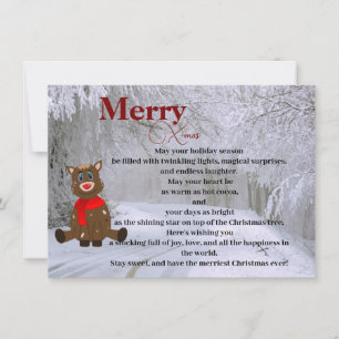 Carte X-mas avec un joyeux