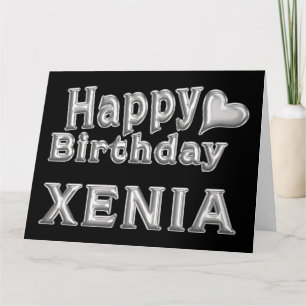Carte Xenia Joyeux anniversaire Geburtstag Karte Aufstel
