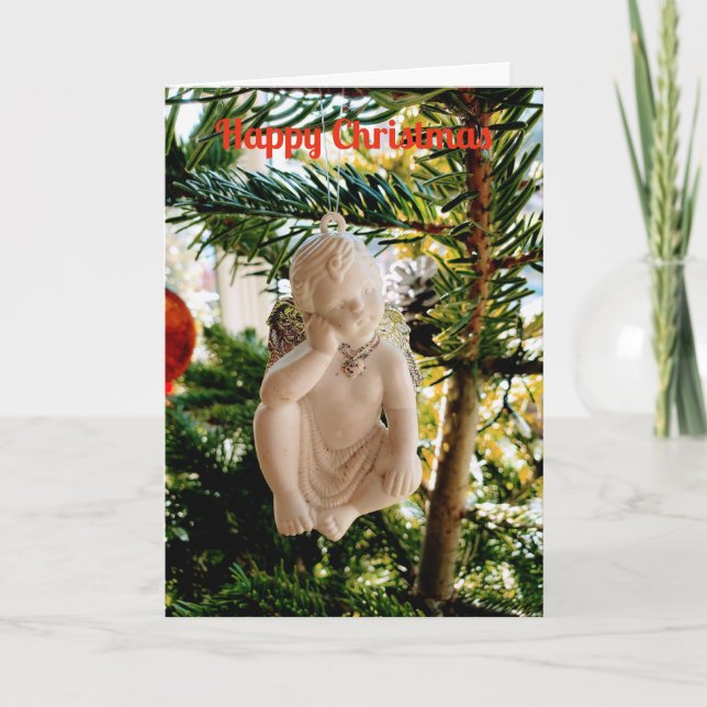 Carte Xmas cherub card (Devant)