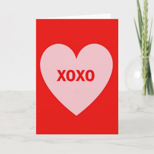 Carte Xoxo Minimaliste