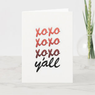 Carte Xoxo Minimaliste Sincère