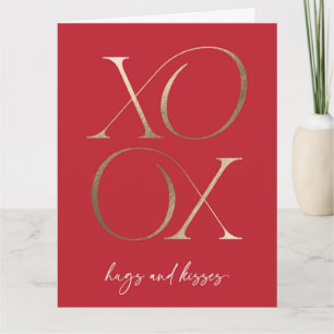 Carte XOXO Valentine's Day
