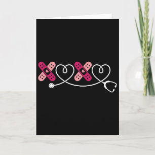 Carte Xoxo Xo Xo Infirmière Stéthoscope Saint-Valentin H