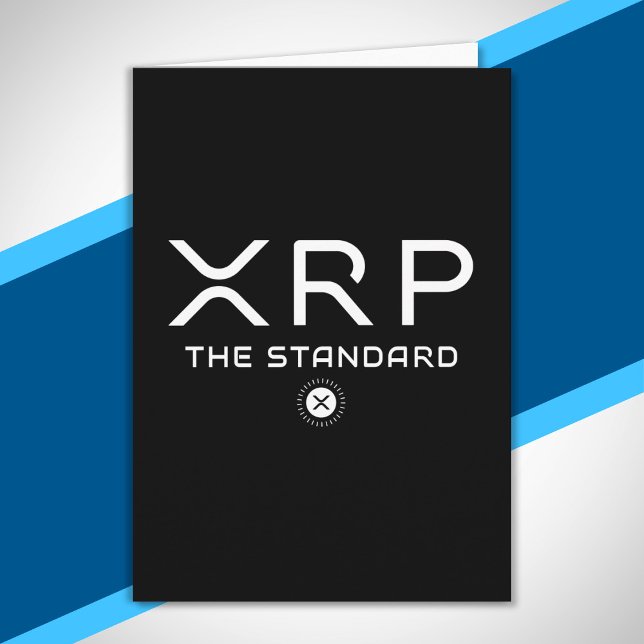 Carte XRP La crypto-monnaie de mème de citation standard (Créateur téléchargé)