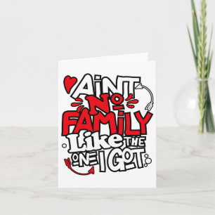 Carte Y'a pas de famille comme celle que j'ai Famille as