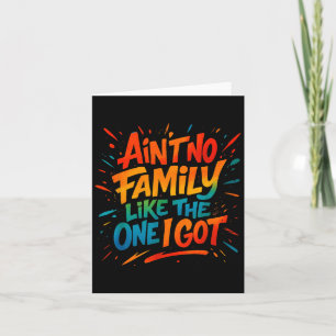 Carte Y'a pas de famille comme celle que j'ai Funny Fami