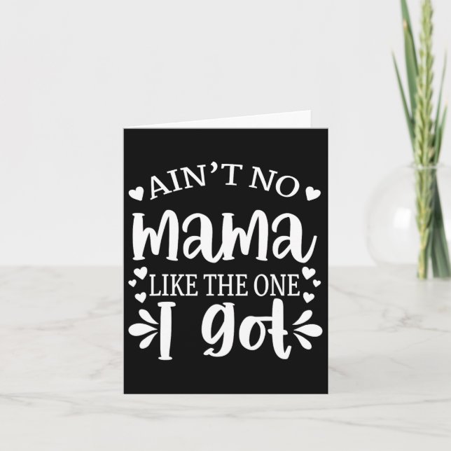 Carte Y'a pas de mama comme celle que j'ai Réunion de fa (Devant)