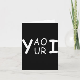 Carte Yaouri vous êtes un jeu de mots drôle mème minimal