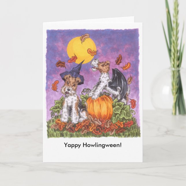 Carte Yappy de Howlingween avec l'enveloppe (Devant)