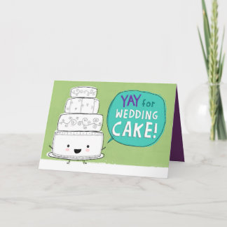 Carte YAY pour Mariage Cake ! Fantastique Mariage