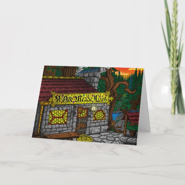 Carte Ye Olde Meade Haus Greeting Card (Devant)