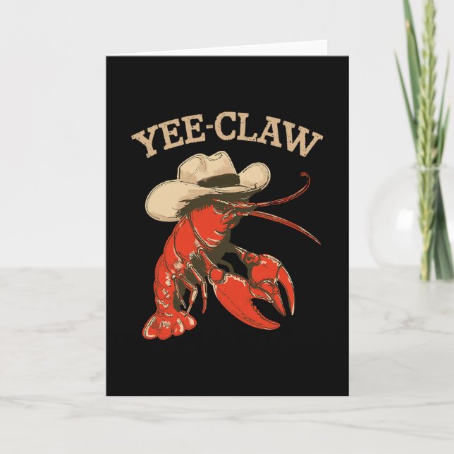 Carte Yeeclaw Cowboy occidental ébullition de écrevisses (Devant)