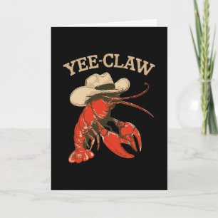 Carte Yeeclaw Western Cowboy échaudage de écrevisses Boi