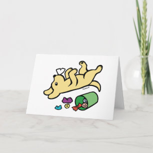 Carte Yellow Mischier, oeil latéral du Labrador