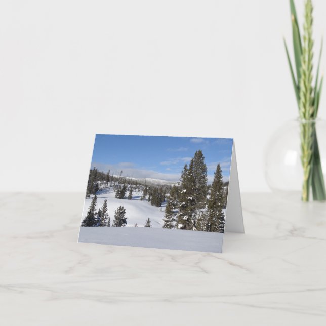Carte Yellowstone Winter Landscape Photographie (Devant)
