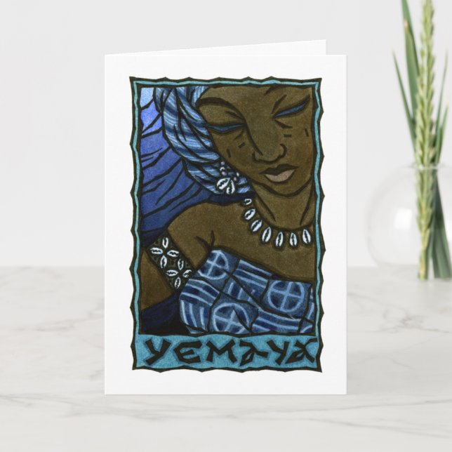 Carte Yemaya Greeting Card (Devant)