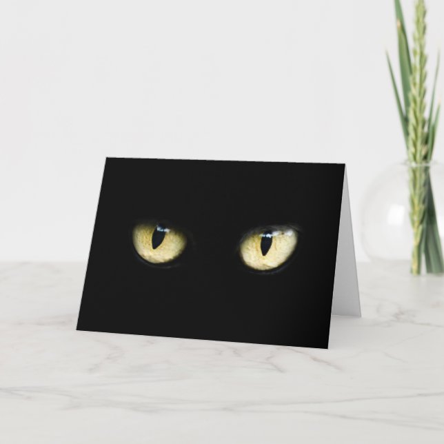 Carte Yeux de chat (Devant)