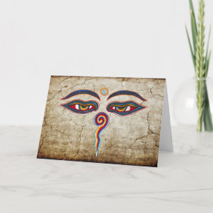 Carte Yeux de der Weisheit de Bouddha/Augen