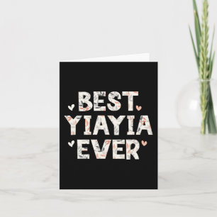 Carte Yiayia Ever Floral Family Love Hearts Yia-yia