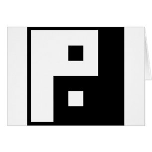 Carte Yin Yang carré