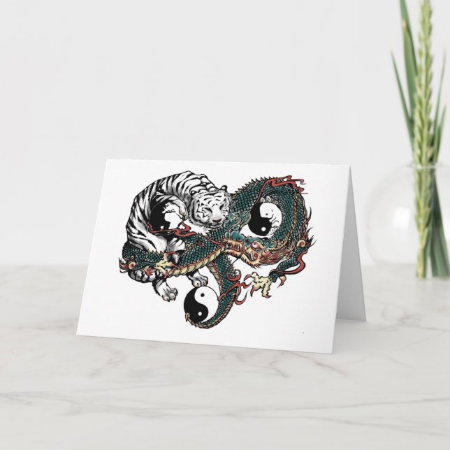 Carte Yin Yang Design (Devant)