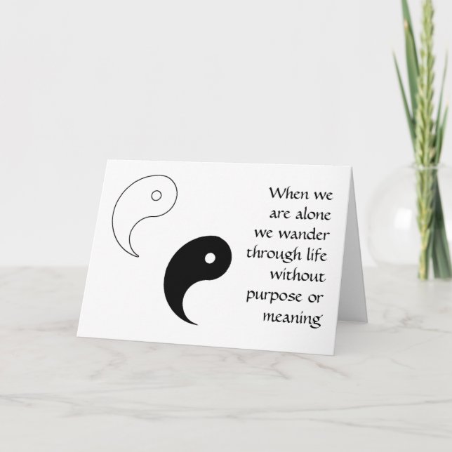 CARTE YIN YANG GREETING CARD DESIGN (Devant)