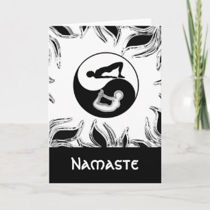 Carte Yin-Yang Yoga Greeting Cards
