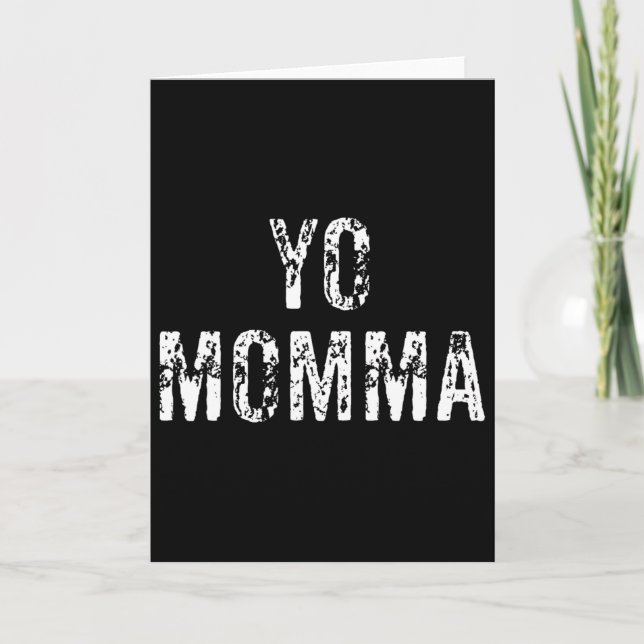 Carte Yo Momma amusant Sketll Player Sketll Sp (Devant)