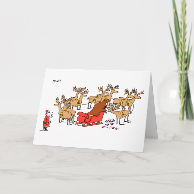 Carte Yob reindeer Xmas (Devant)