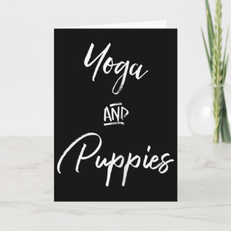 Carte Yoga And Puppies Shirt,namastay At Home With My Do