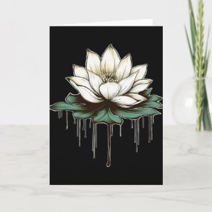 Carte Yoga Botanique Lotus Spirituel