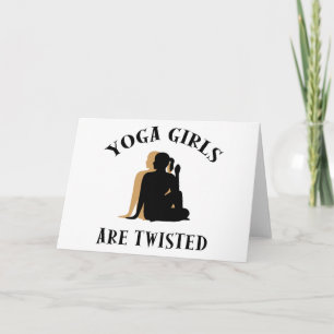 Carte Yoga GIrls sont un cadeau Twisted