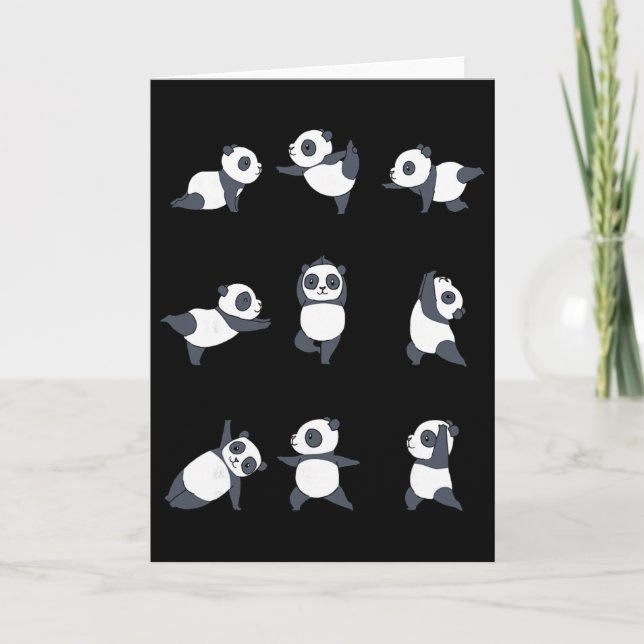 Carte Yoga Panda _1  (Devant)