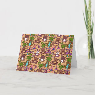 Carte Yoga pose motif Yoga sans couture motif 50