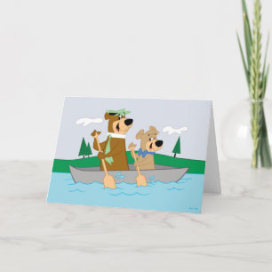 Carte Yogi Bear et Boo Boo Fun Canoe Adventure