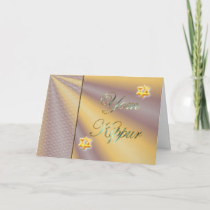 Carte Yom Kippour, fête juive, jeûne, judaïsme, jour sai