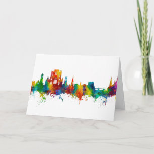 Carte York England Skyline