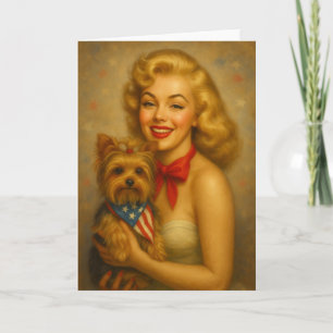 Carte Yorkie vintage