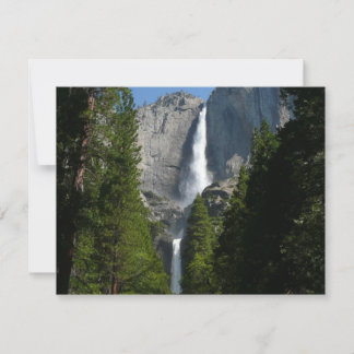Carte Yosemite Falls II du parc national de Yosemite