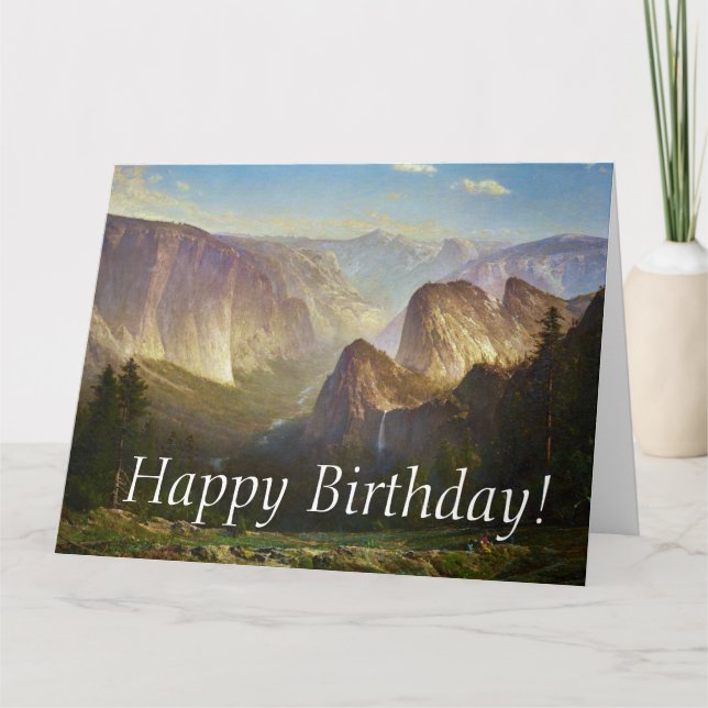 Carte Yosemite National Park Domes Big Birthday Card (Devant)