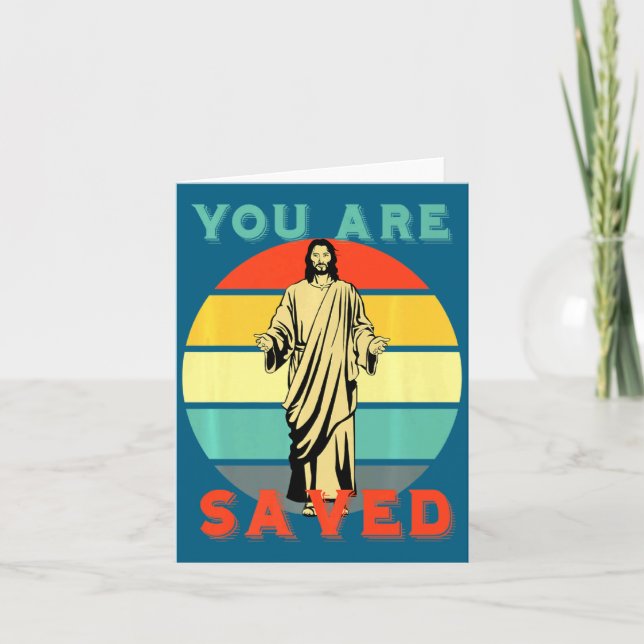 Carte You Are Saved Spread The Good News Of Jesus 1 _1  (Devant)