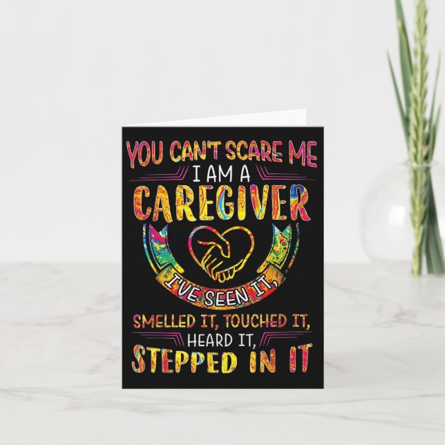 Carte You Can't E Me I Am A Caregiver  (Devant)