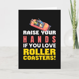 Carte You Love Rollercoasters Amusement Park